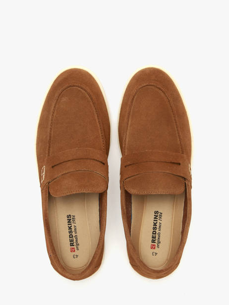 Mocassins Uit Leder Redskins Bruin men AMARI ander zicht 3