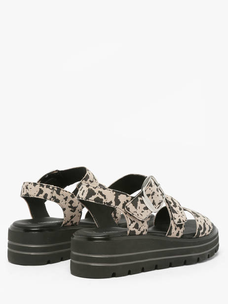 Sandalen Uit Leder Remonte Beige women 60 ander zicht 2