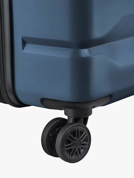 Harde Reiskoffer Air Armour Delsey Blauw air armour 3866-821 ander zicht 2