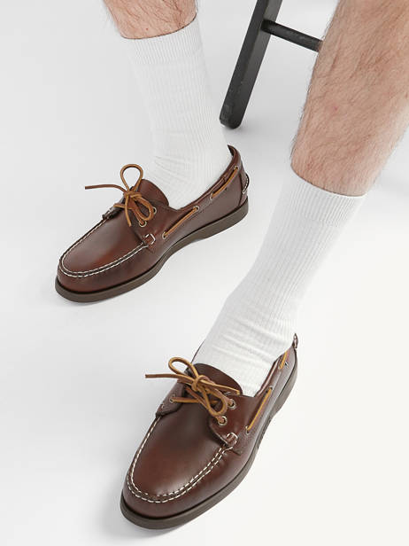 Bootschoenen Uit Leder Sebago Bruin men 70000G0 ander zicht 1