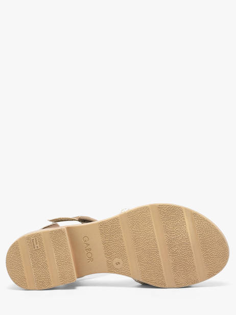 Sandalen Uit Leder Gabor Wit women 61 ander zicht 4