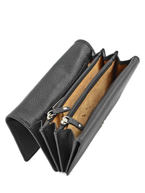 Portefeuille Caviar Leder Crinkles Grijs caviar 14001 ander zicht 2