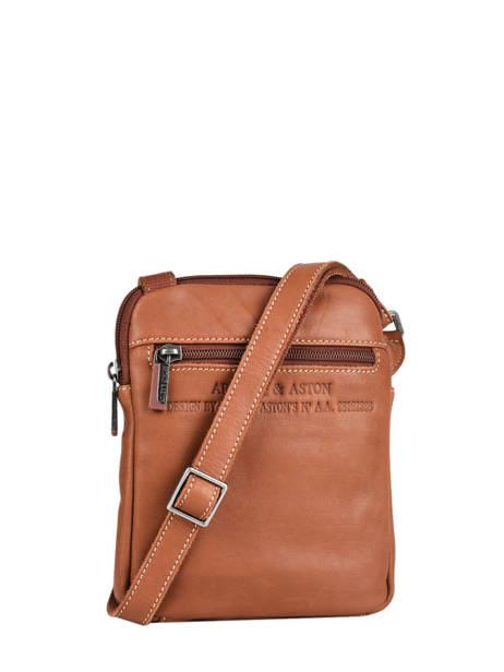 Cross Body Tas Arthur Leder Arthur & aston Bruin johany 8 ander zicht 3